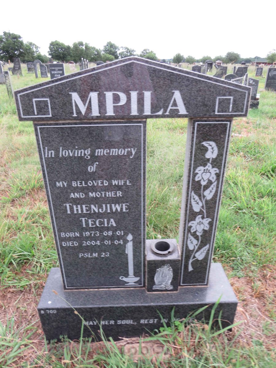 MPILA Thenjiwe Tecia 1973-2004