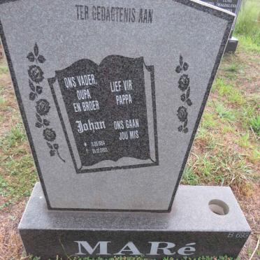 MARE Johan 1954-2003