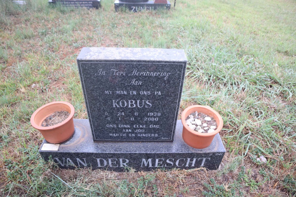 MESCHT Kobus, van der 1938-2000