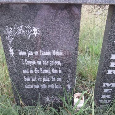 MERWE Jan, van der & Meisie 