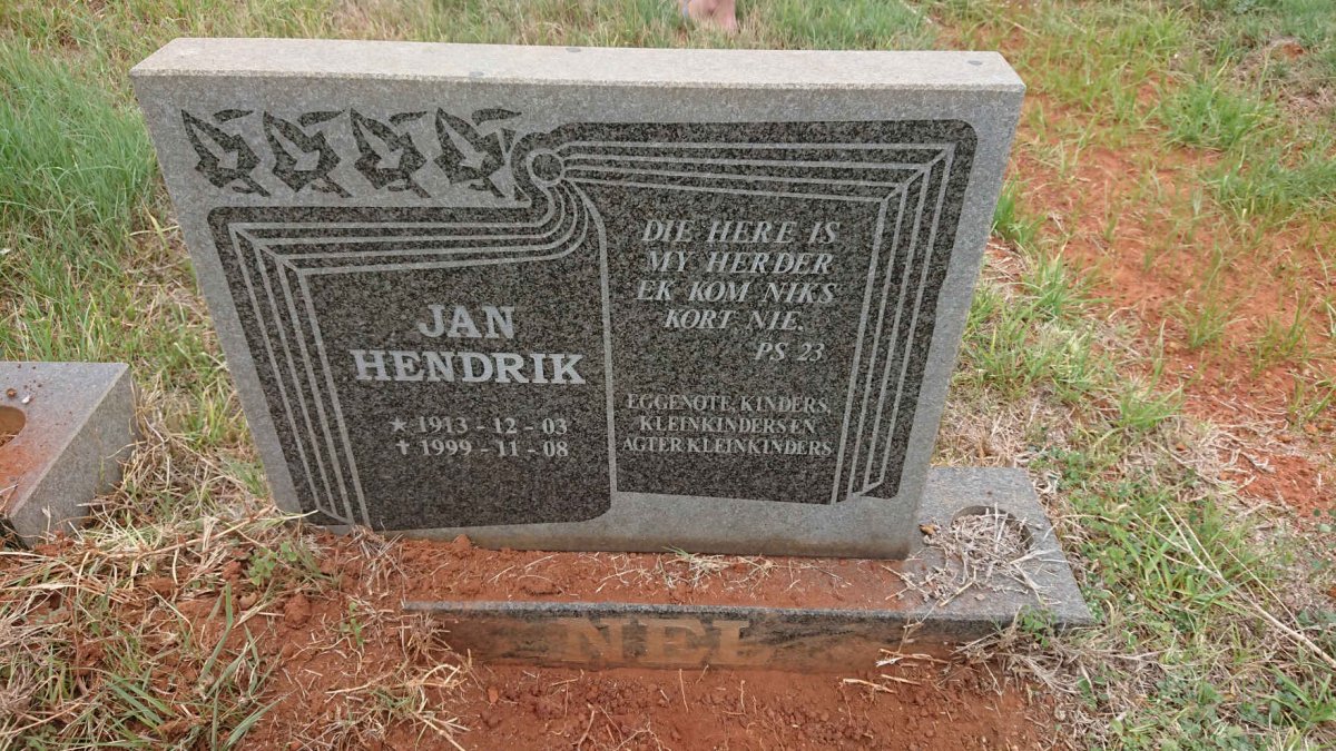 NEL Jan Hendrik 1913-1999