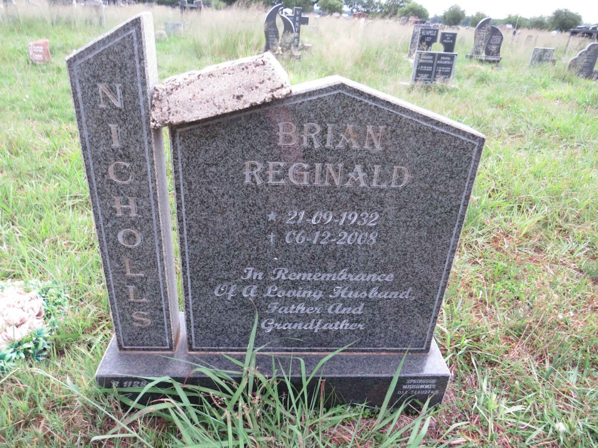 NICHOLLS Brian Reginald 1932-2008