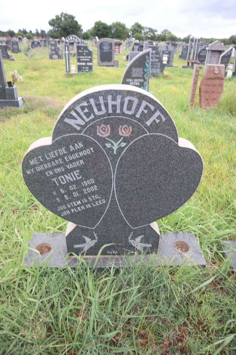 NEUHOF Tonie 1960-2002