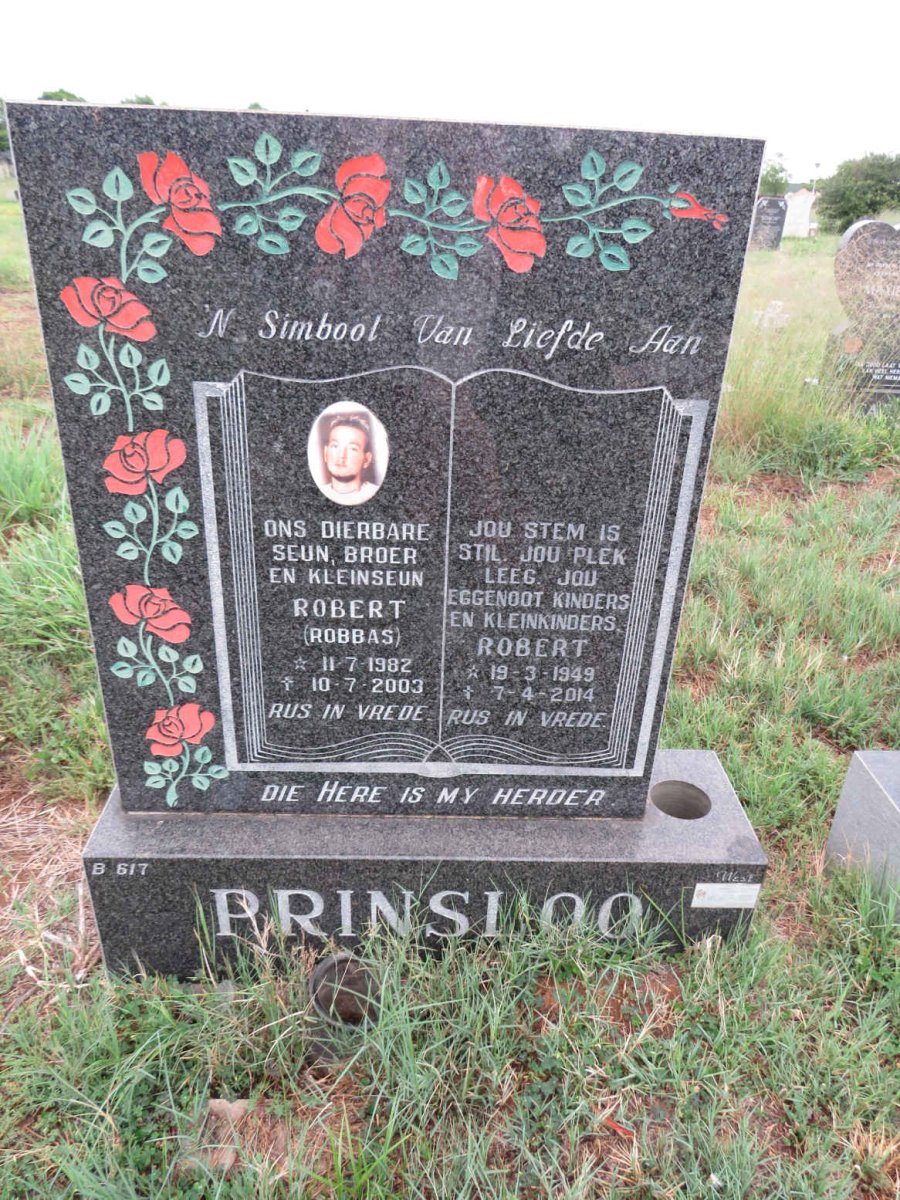 PRINSLOO Robert 1949-2014 :: PRINSLOO Robert 1982-2003