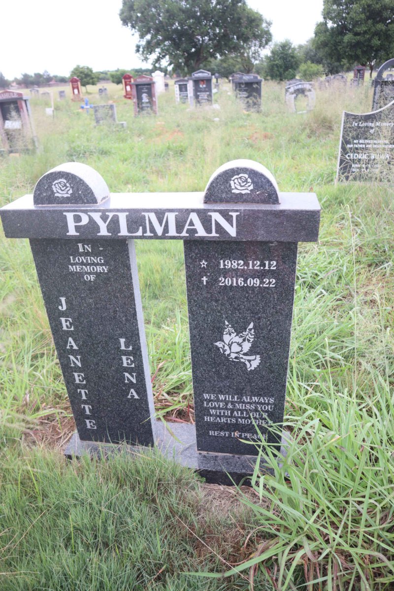 PYLMAN Jeanette Lena 1982-2016