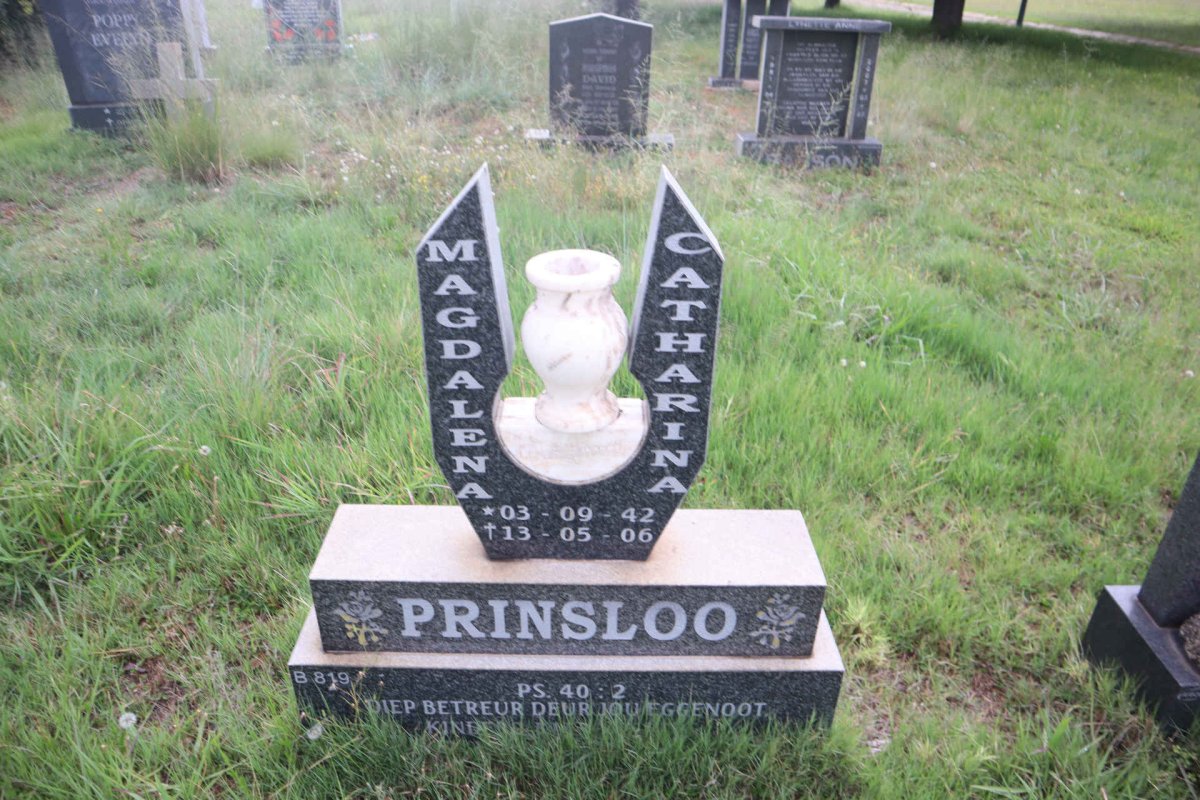 PRINSLOO Magdalena Catharina 1942-2006