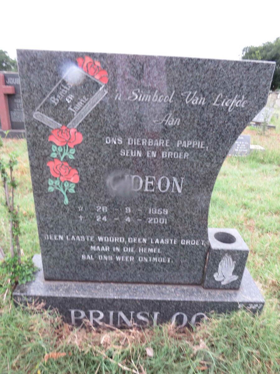 PRINSLOO Gideon 1959-2001