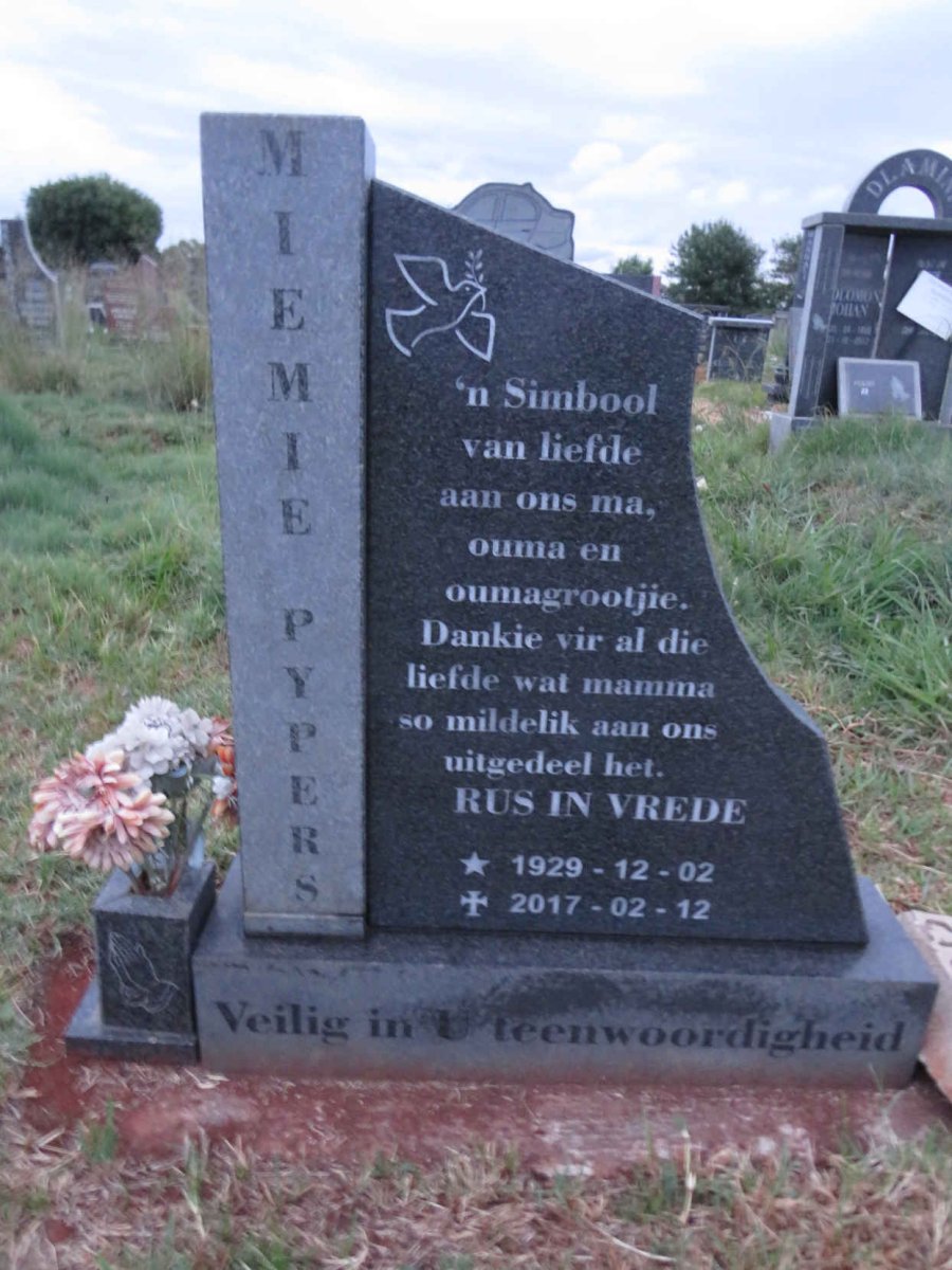 PYPERS Miemie 1929-2017