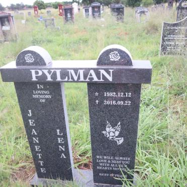 PYLMAN Jeanette Lena 1982-2016