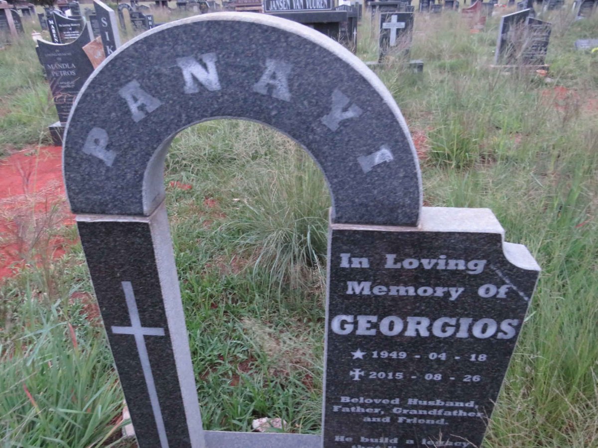 PANAYI Georgios 1949-2015