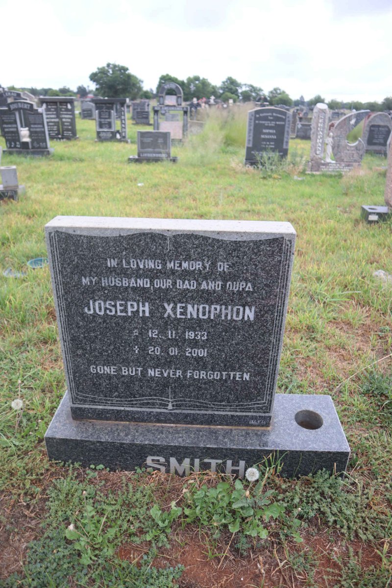 SMITH Joseph Xenophon 1933-2001