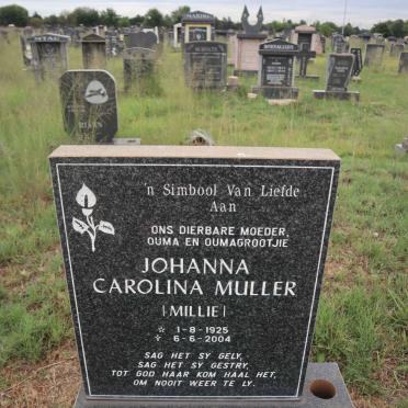 SMITH Johanna Carolina Muller 1925-2004