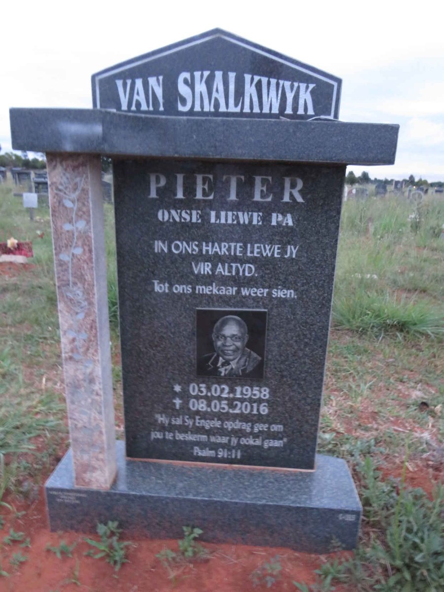 SKALKWYK Pieter, van 1958-2016