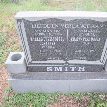 SMITH Wynand Christoffel Johannes 1946-2005 & Chatharina Maria 1953-
