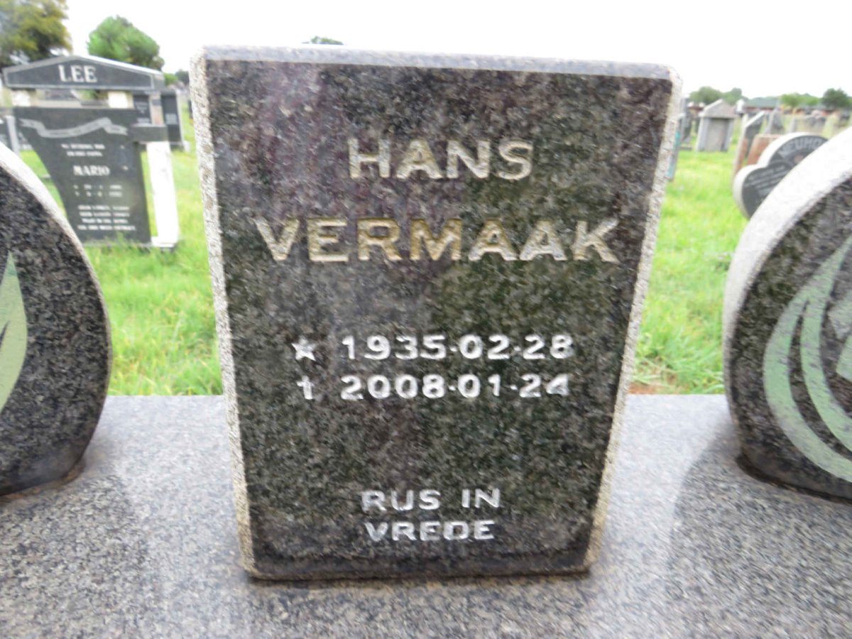 VERMAAK Hans 1935-2008