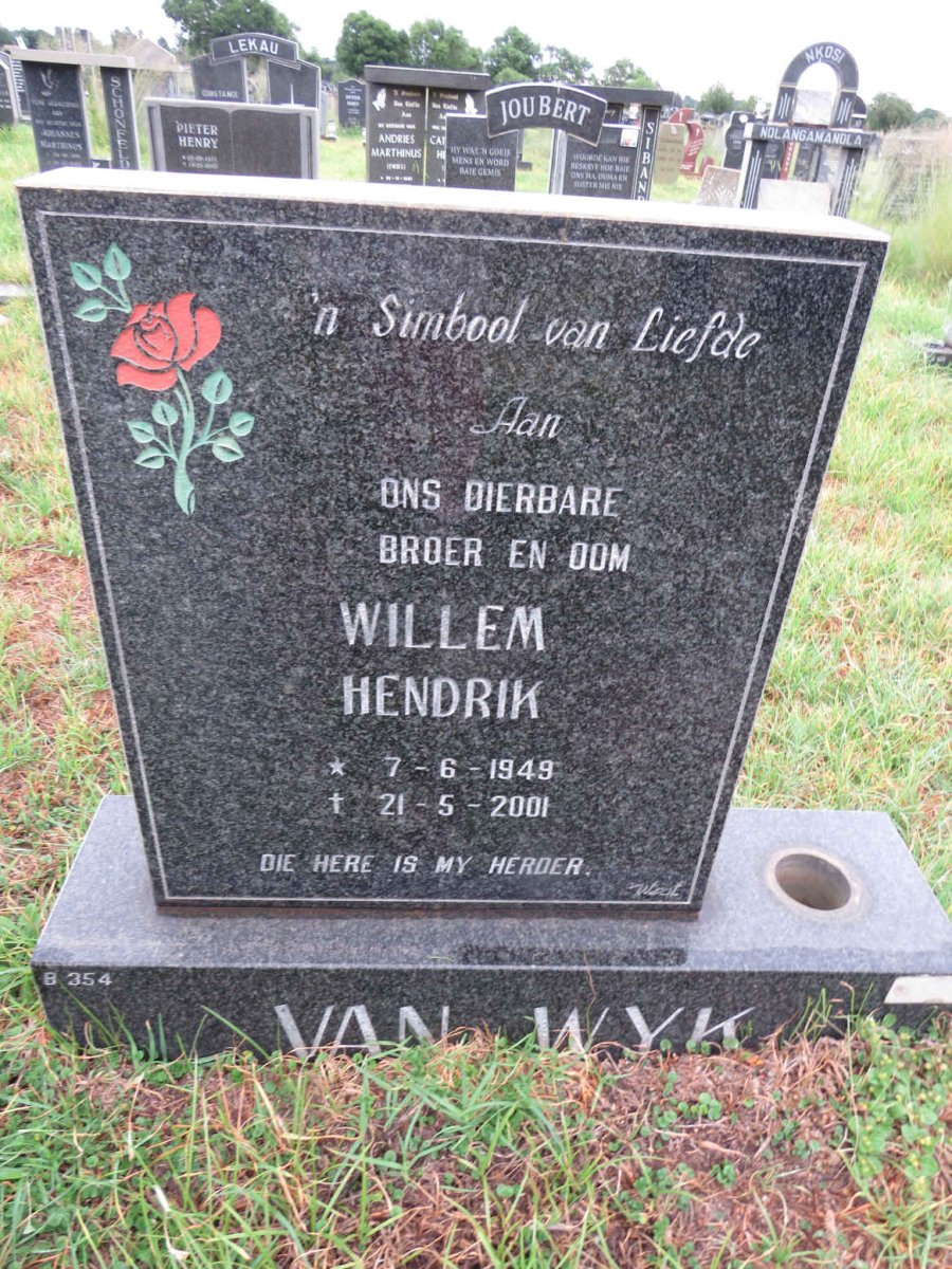 WYK Willem Hendrik, van 1949-2001