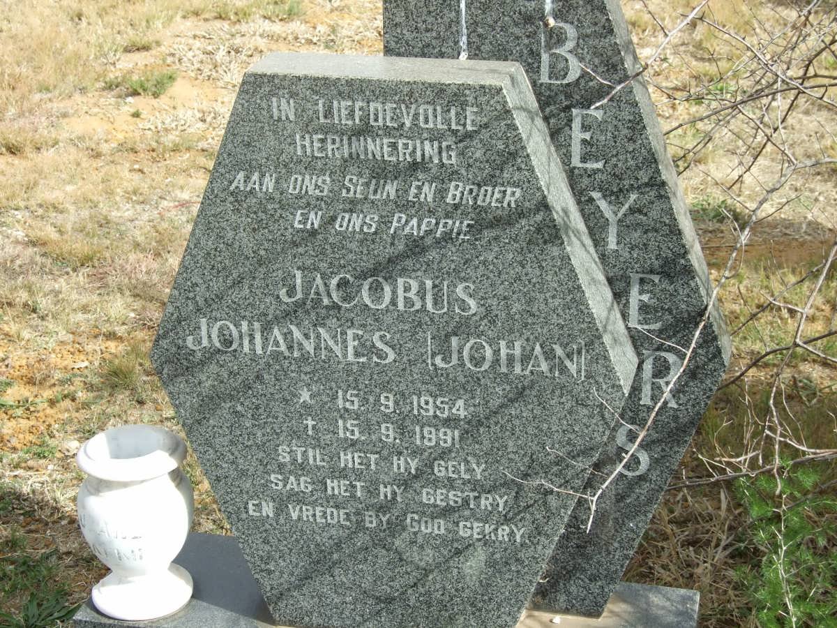 BEYERS Jacobus Johannes 1954-1991