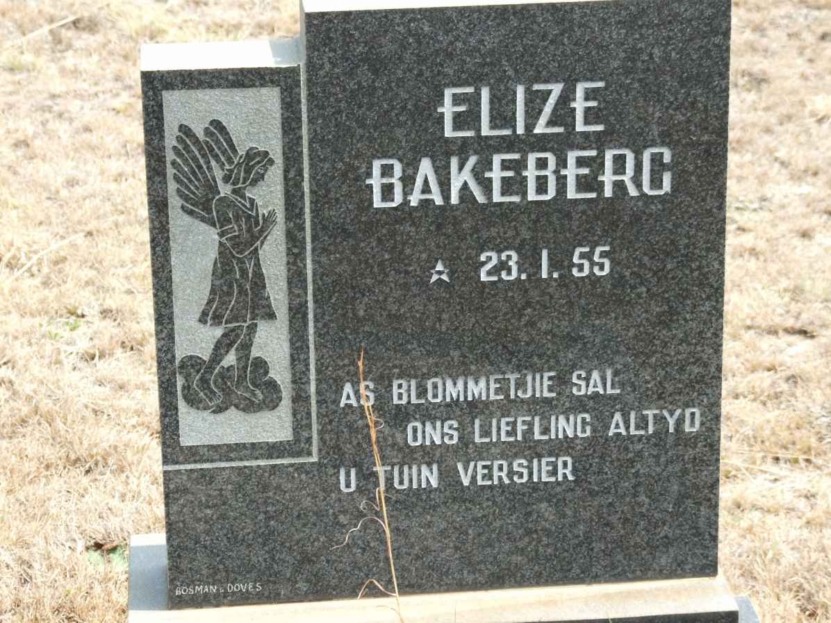 BAKEBERG Elize 1955-1955