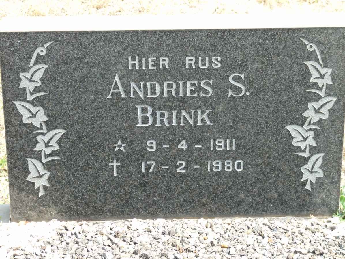 BRINK Andries S. 1911-1980