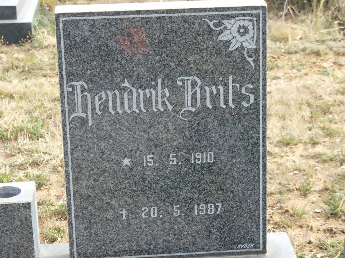 BRITS Hendrik 1910-1987