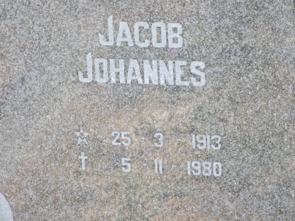 BRUYN Jacob Johannes, de 1913-1980 