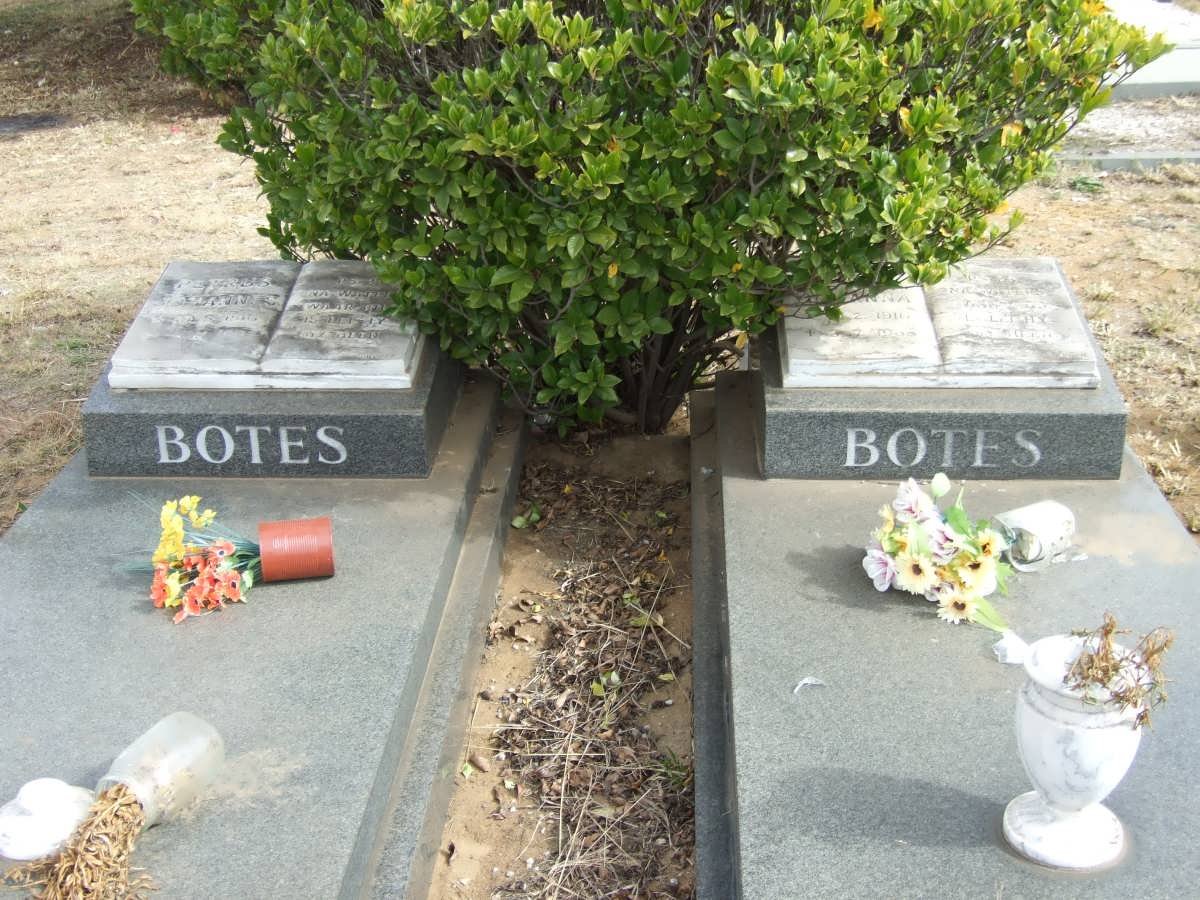 BOTES Petrus Johannes 1910-1993 &amp; Dina Johanna 1910-1988