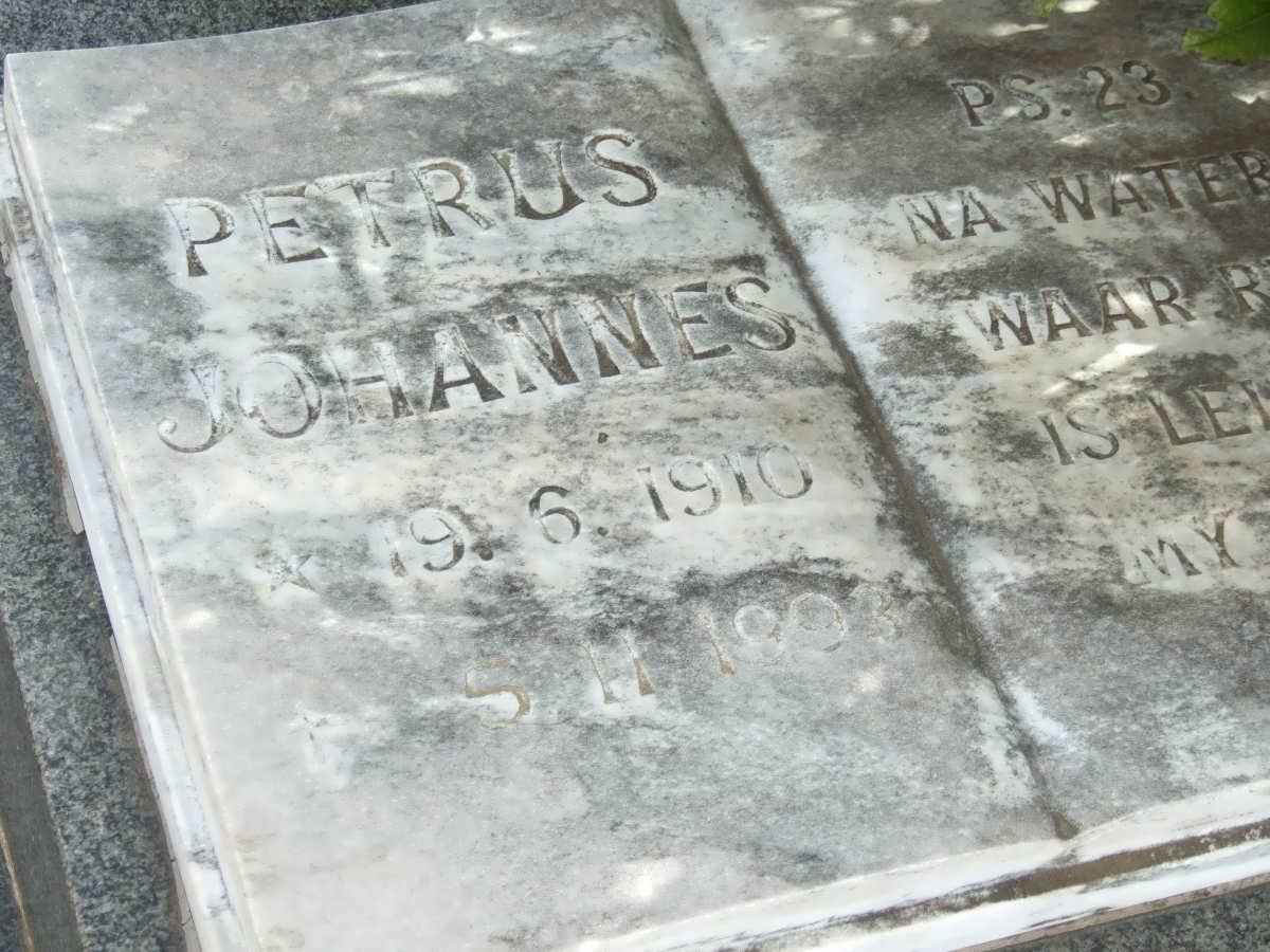 BOTES Petrus Johannes 1910-1993