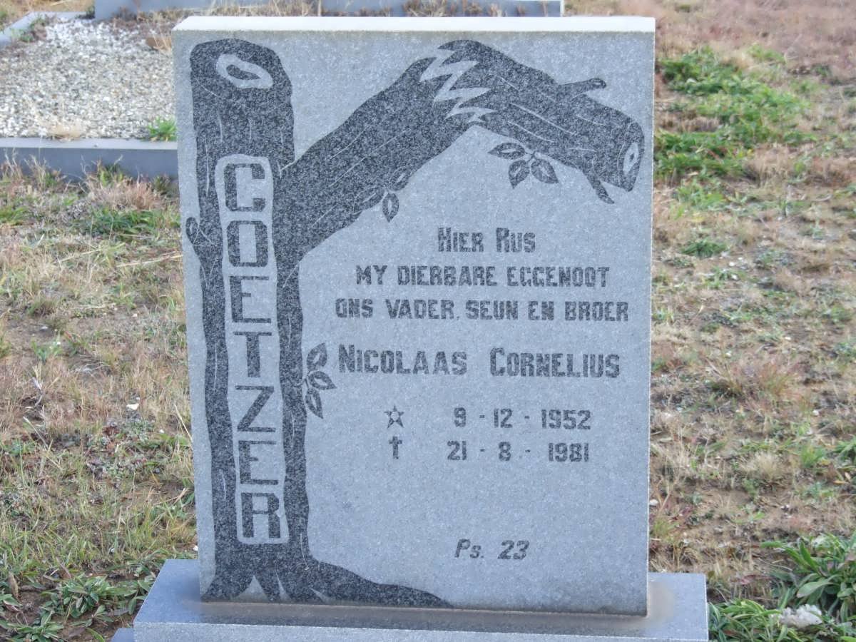 COETZER Nicolaas Cornelius 1952-1981