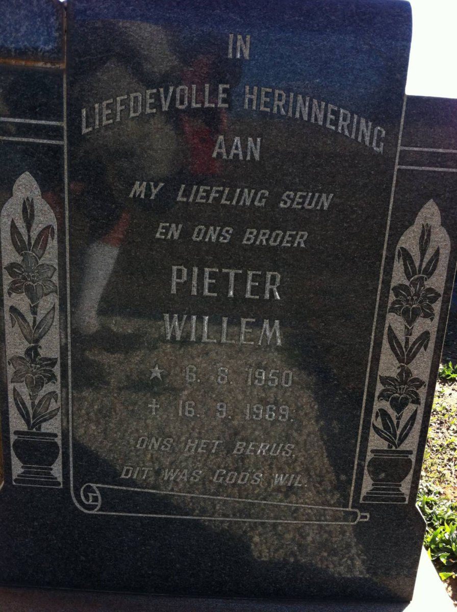 COETZER Pieter Willem 1950-1969