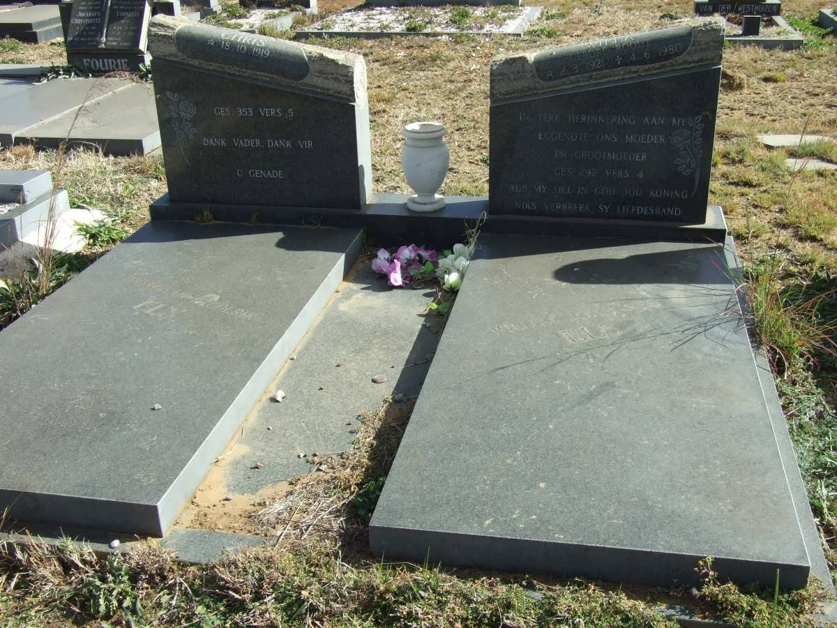 ELS Christiaan Frederik 1919- &amp; Willa ROODT 1921-1980