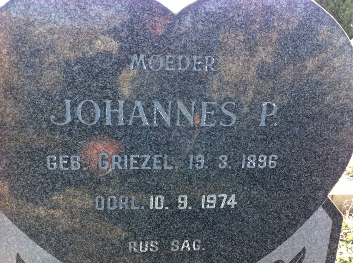 FERREIRA Johannes P. COETZEE 1896-1974