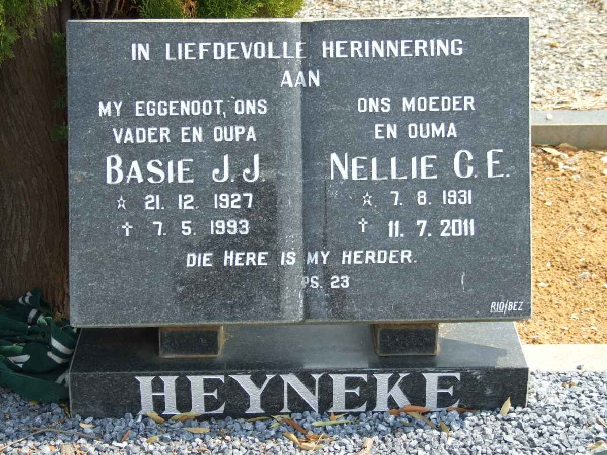 HEYNEKE J.J. 1927-1993 &amp; C.E. 1931-2011