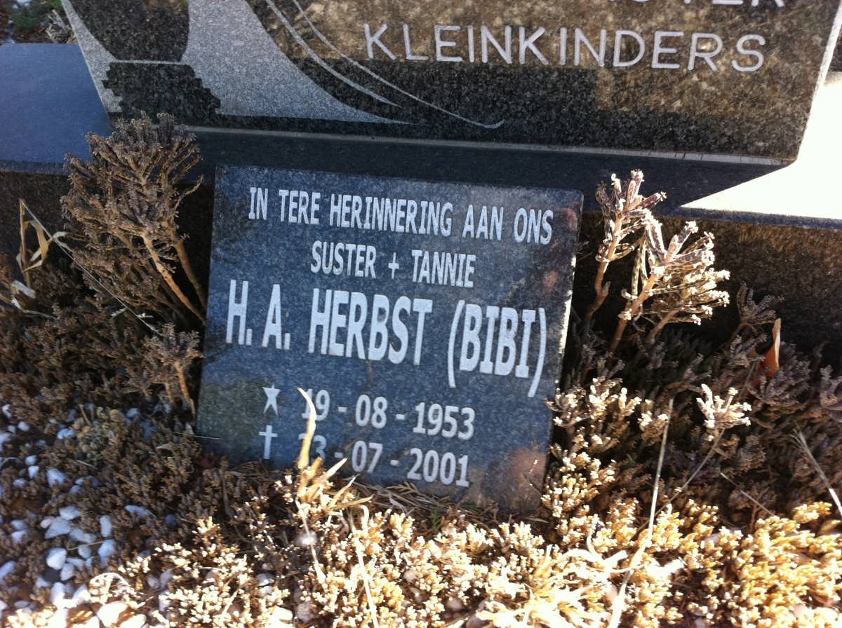 HERBST H.A. 1953-2001