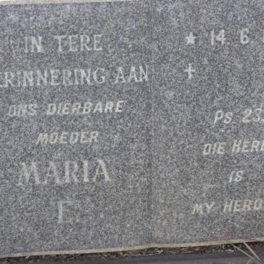 KLEYN Maria E. 1921-