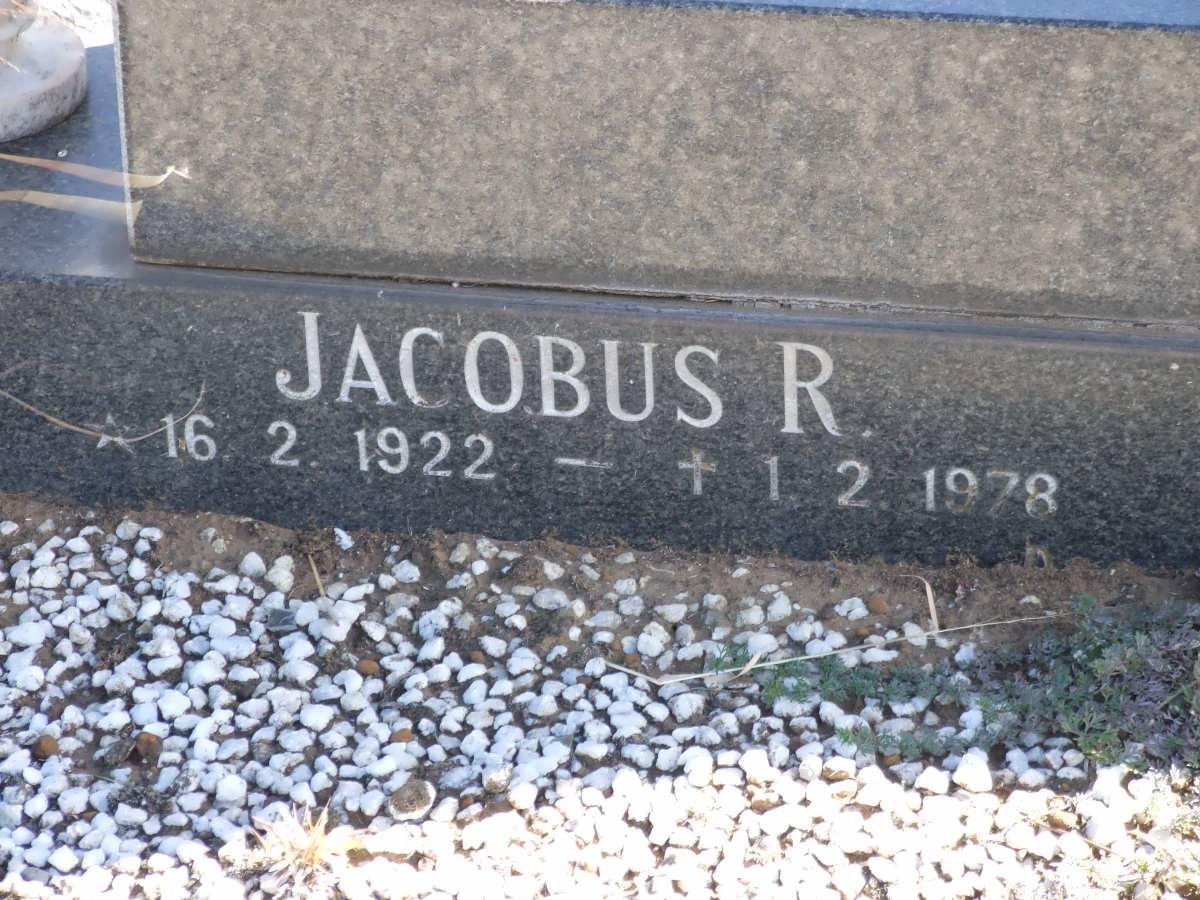 MAREE Jacobus R. 1922-1978