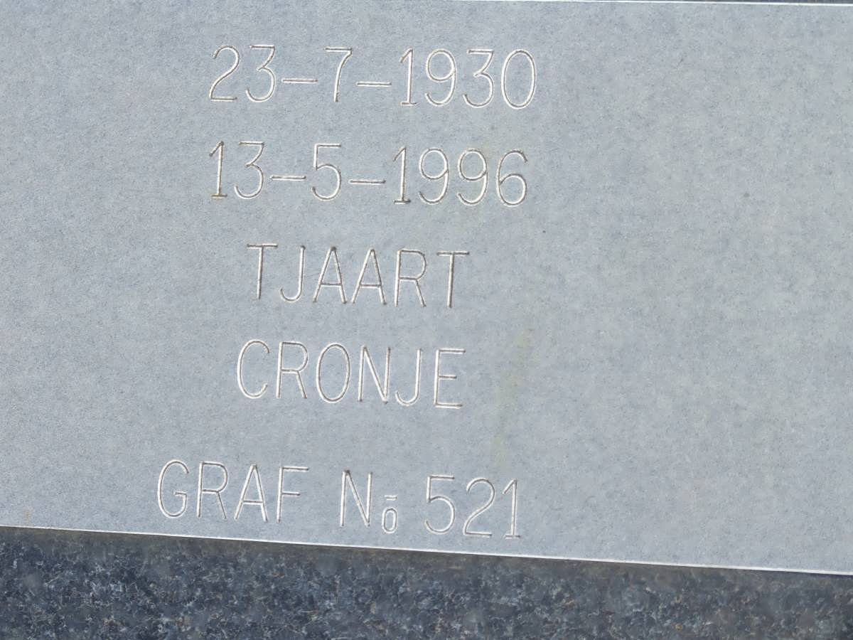 CRONJE Tjaart 1930-1996
