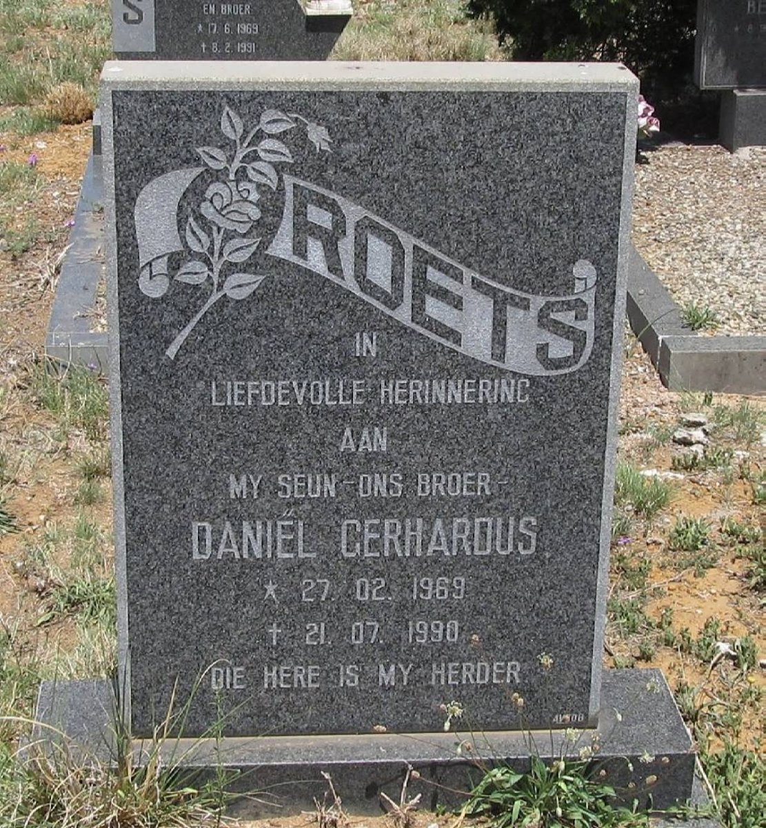 ROETS Daniel Gerhardus 1969-1990