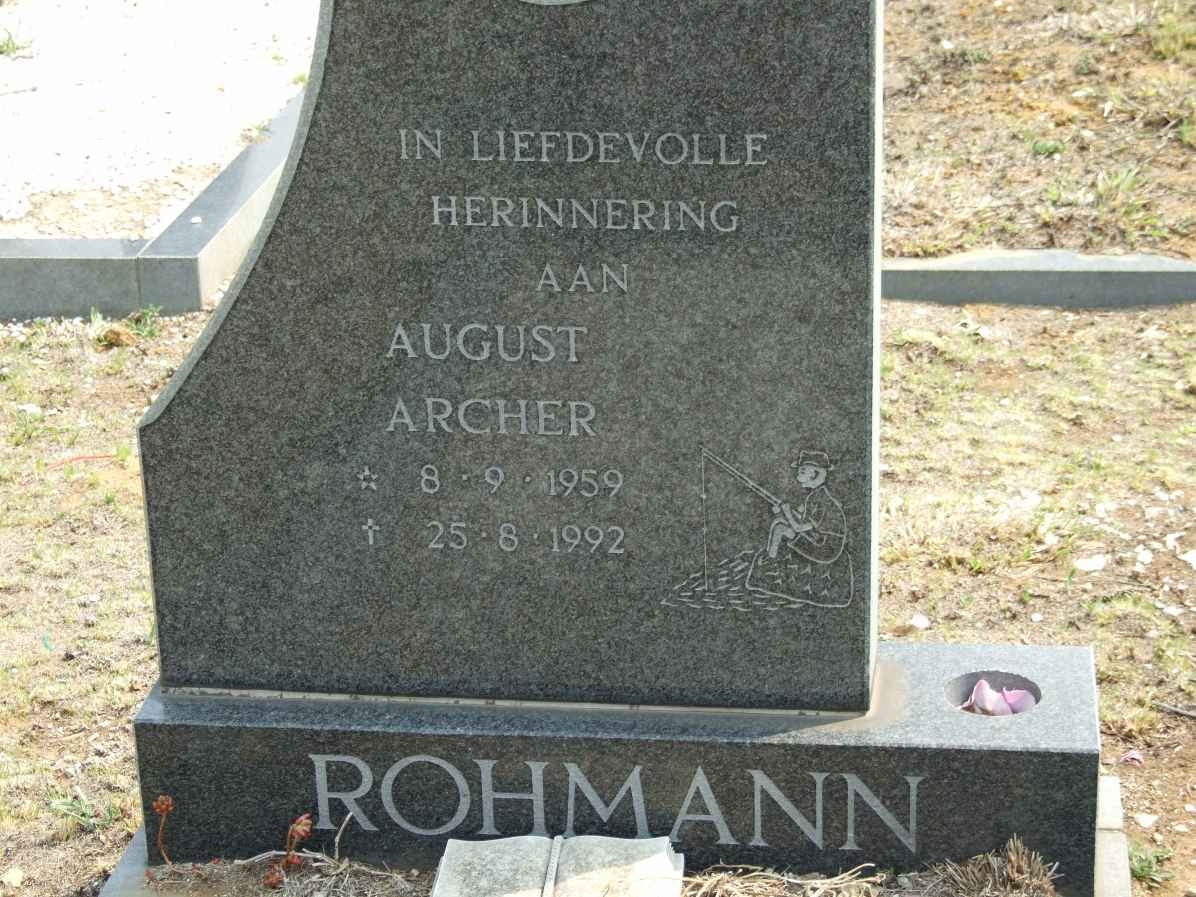ROHMANN August Archer 1959-1992