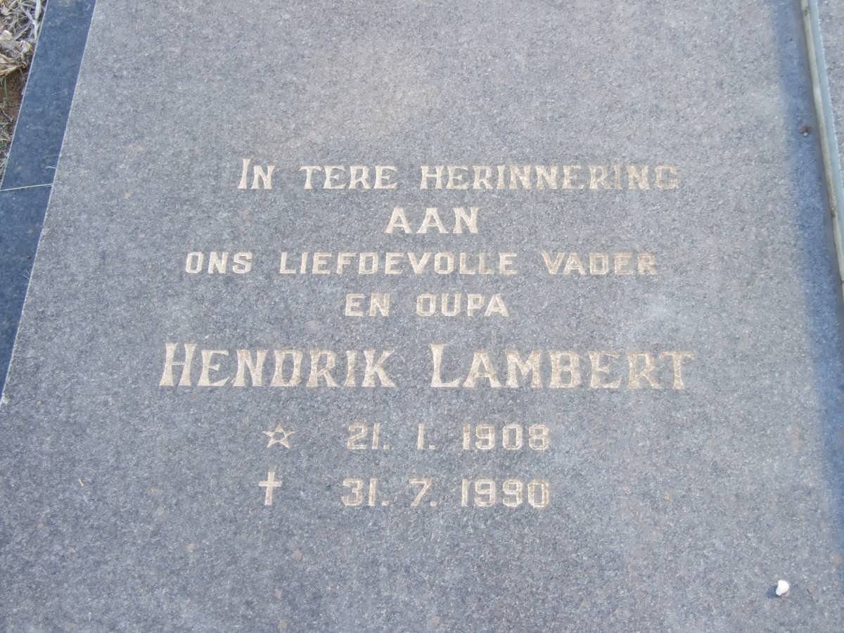 RENSBURG Hendrik Lambert, Janse van 1908-1990  