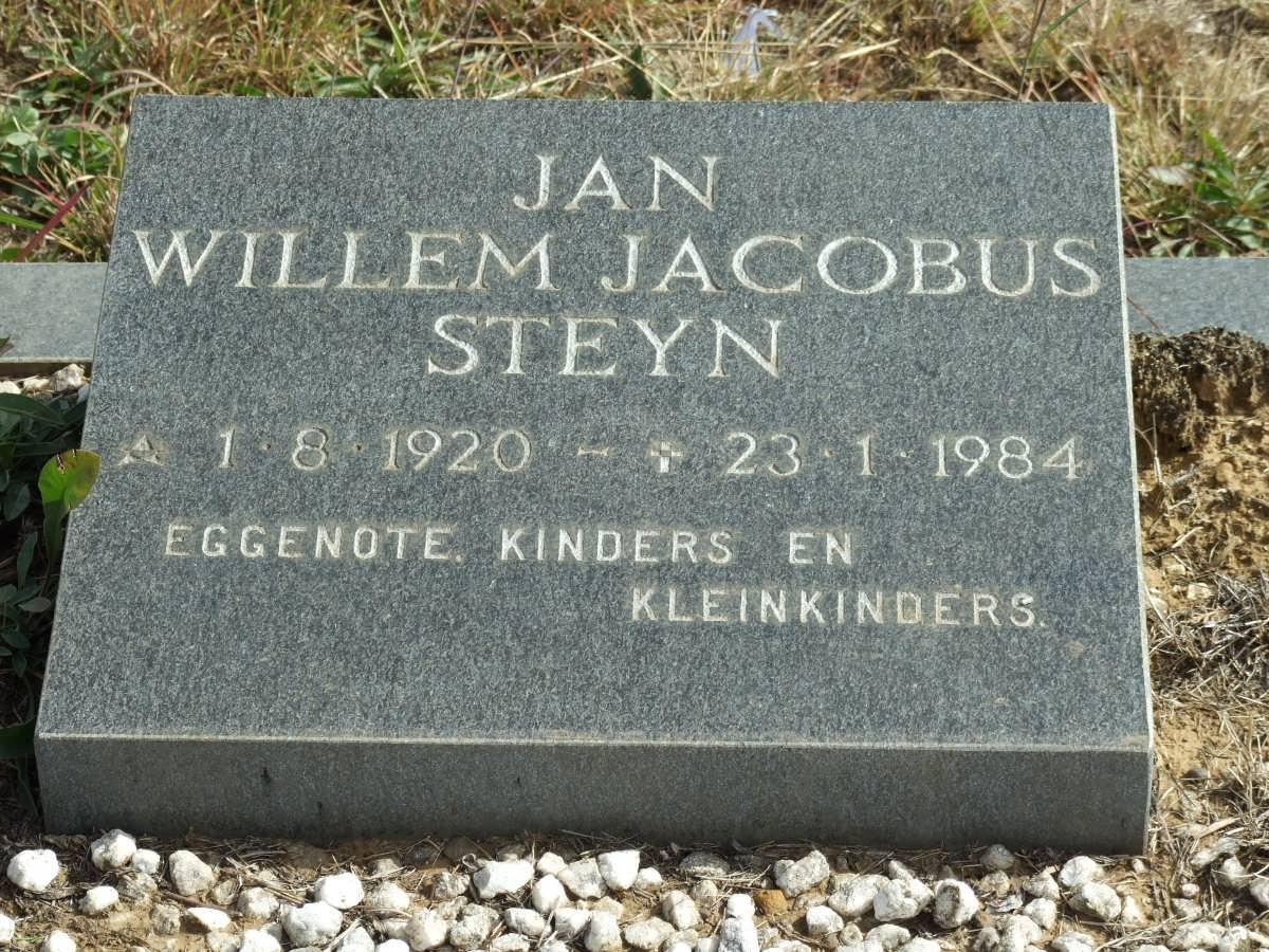 STEYN Jan Willem Jacobus 1920-1984