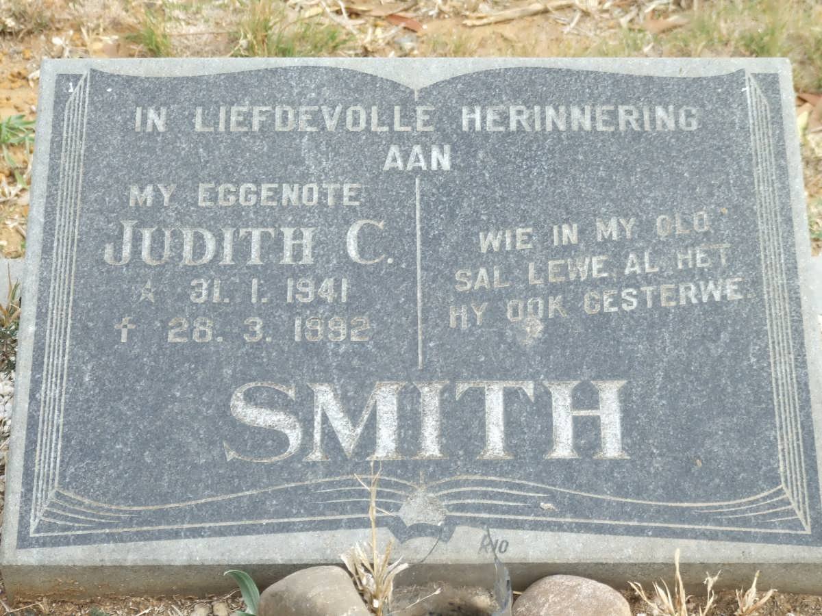 SMITH Judith C. 1941-1992