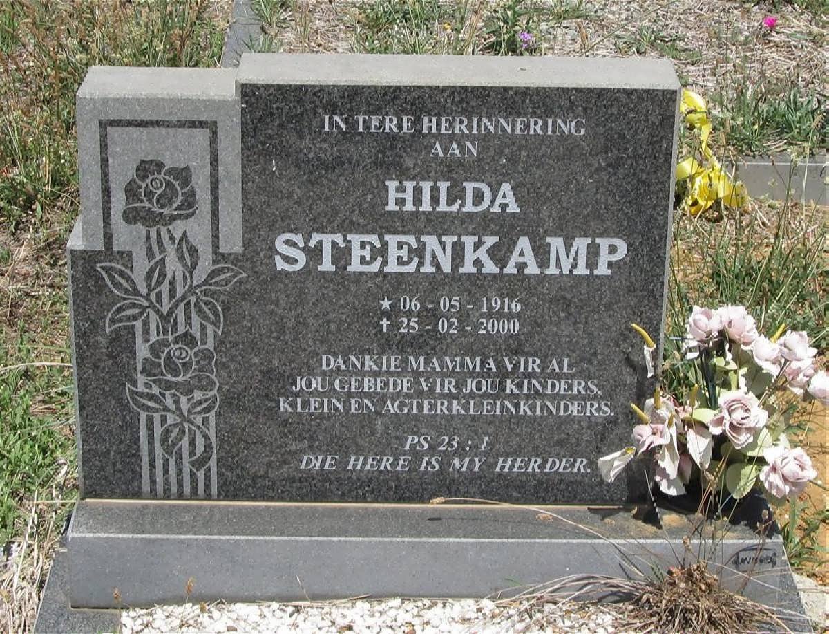 STEENKAMP Hilda 1916-2000