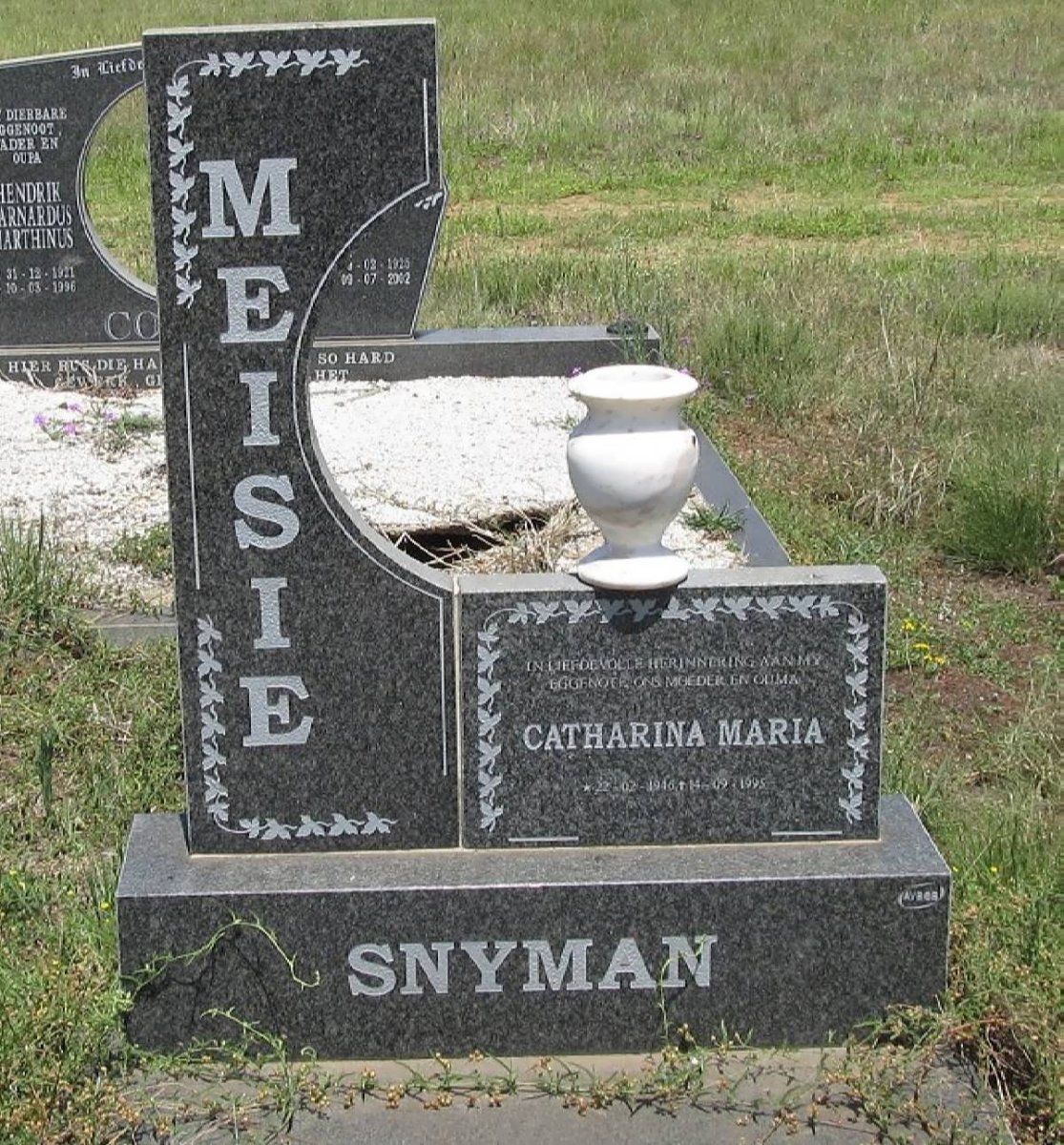 SNYMAN Catharina Maria 1946-1995