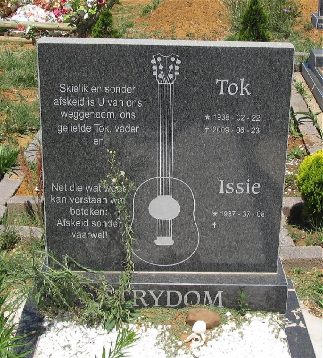 STRYDOM Tok 1937- &amp; Issie 1938-2009