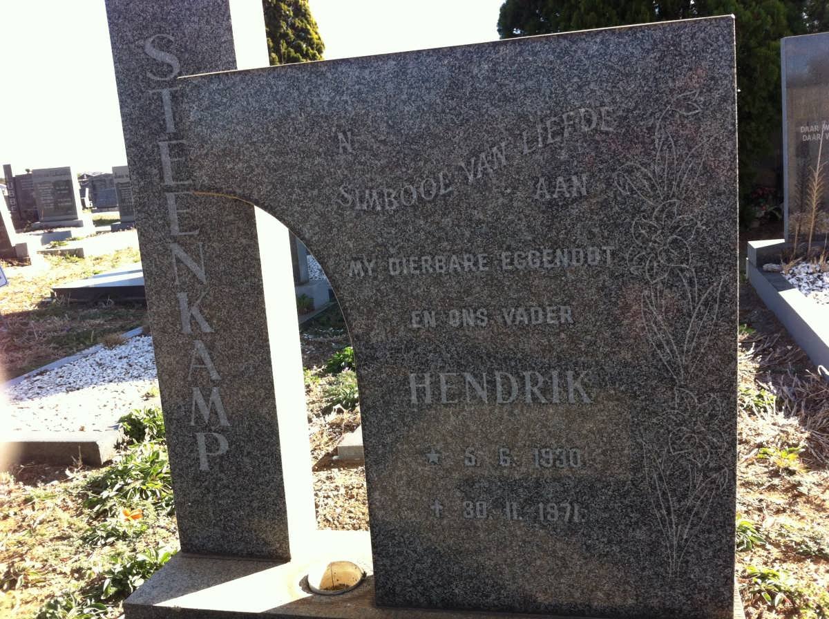STEENKAMP Hendrik 1930-1971