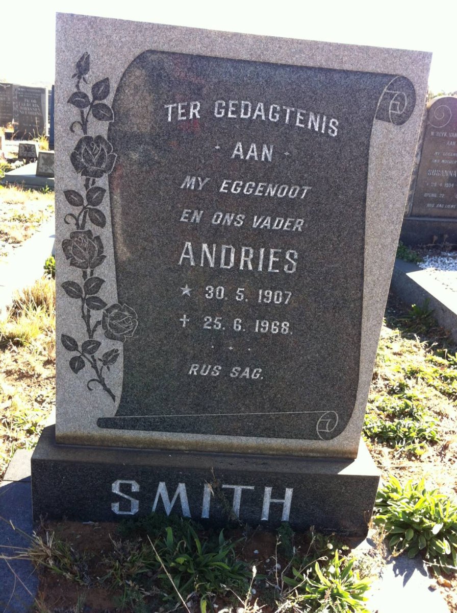 SMITH Andries 1907-1968