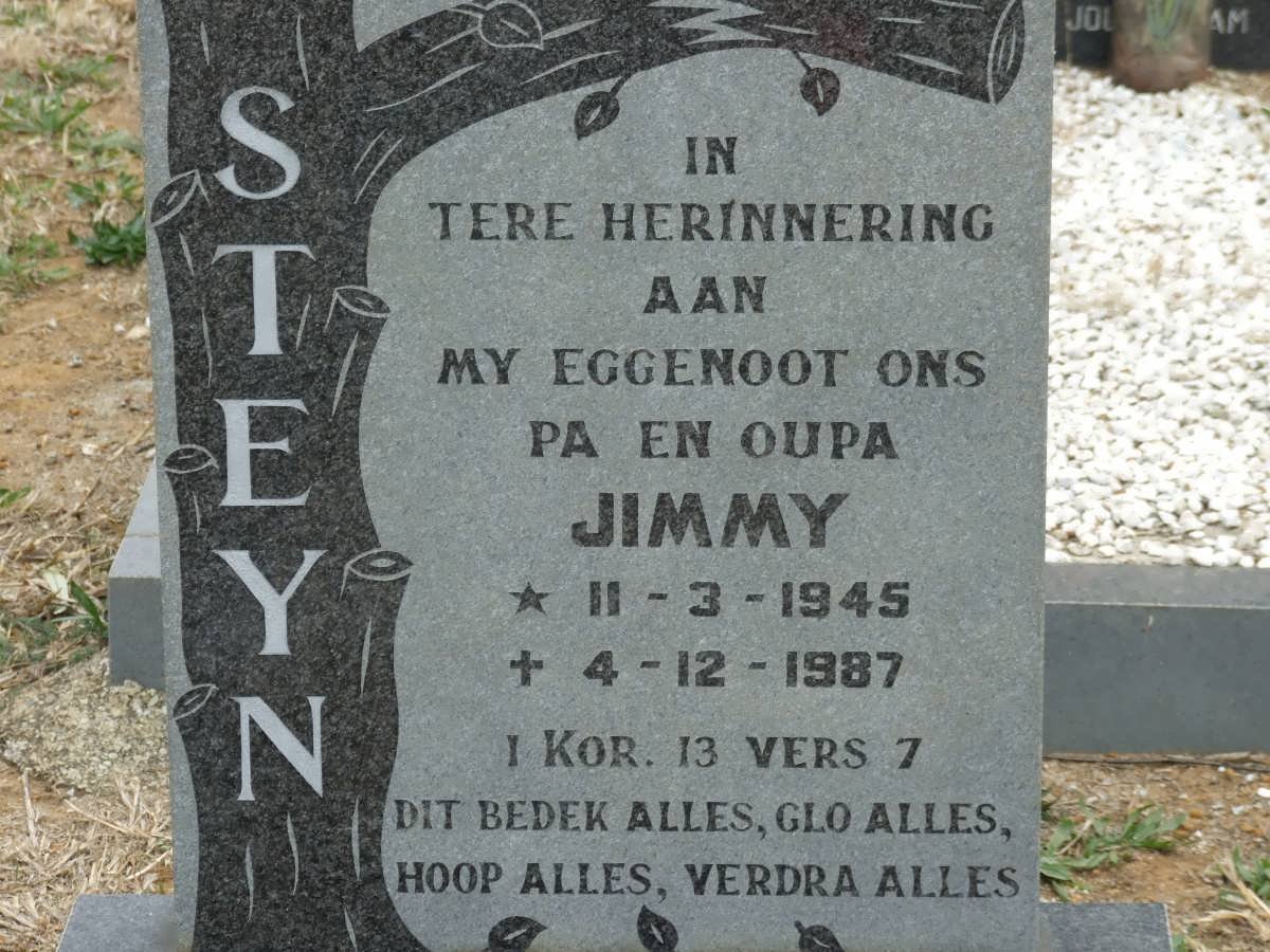 STEYN Jimmy 1945-1987