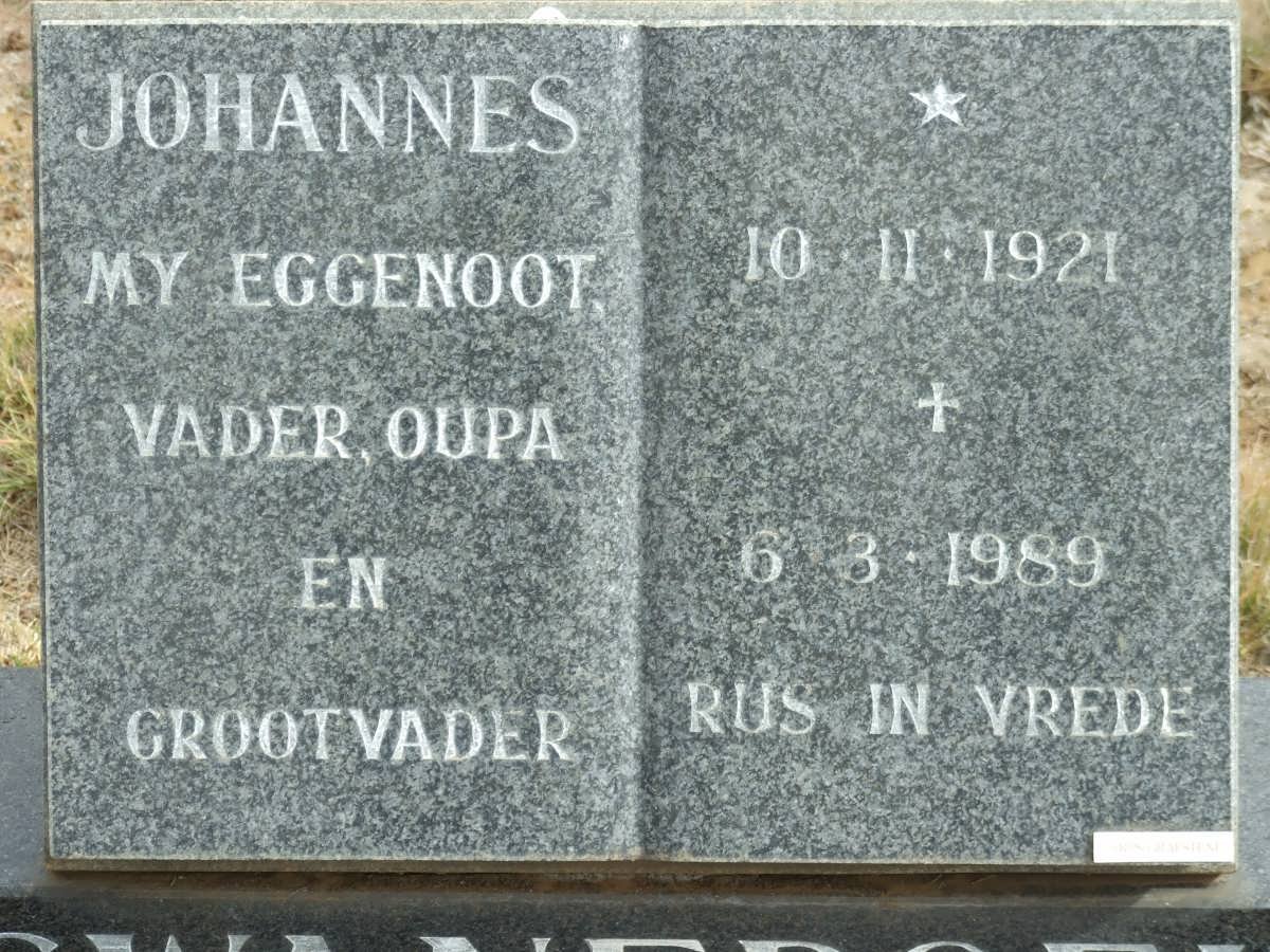 SWANEPOEL Johannes 1921-1989