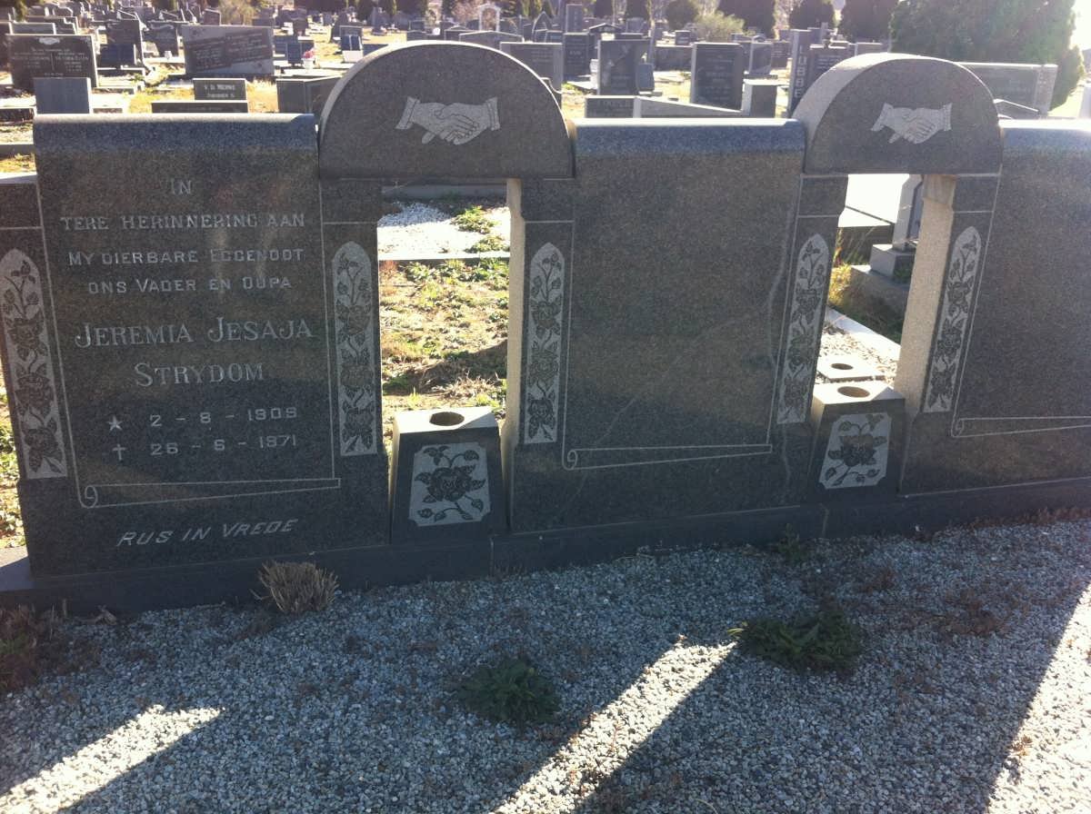 STRYDOM Jeremia Jesaja 1909-1971