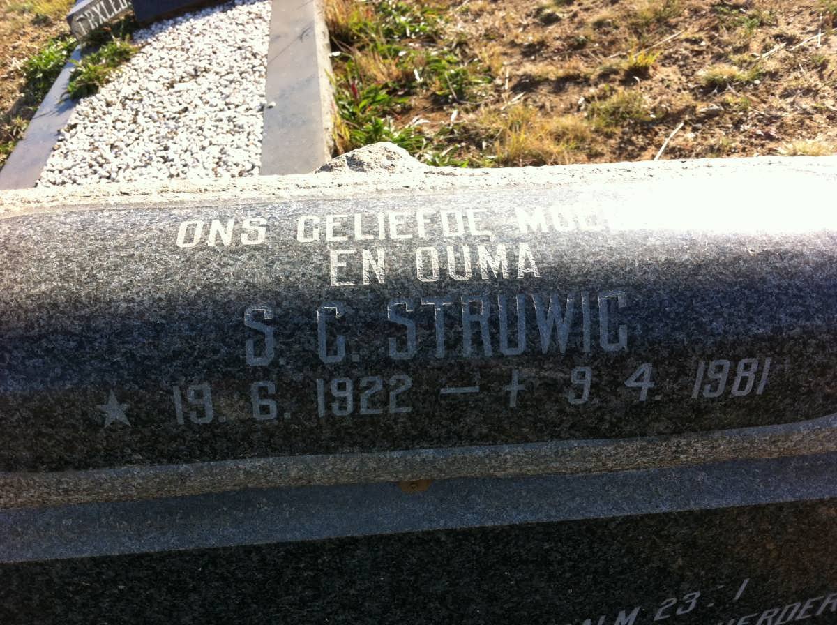 STRUWIG S.C. 1922-1981